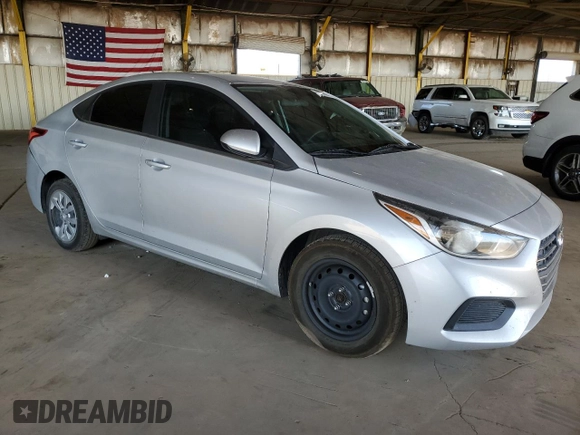 2022 Hyundai Accent SE with VIN 3KPC24A64NE173729, listed as a Copart auction lot 60678615 with 48,990 mi miles and Salvage title. Bid and sale history available at DreamBid. Image 4.