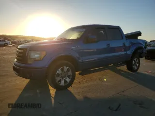 2010 Ford F-150 XL with VIN 1FTEW1C84AKE58965, listed as a Copart auction lot 43591995 with 155,740 mi miles and Salvage Title. Bid and sale history available at carsss.com. Image 1.