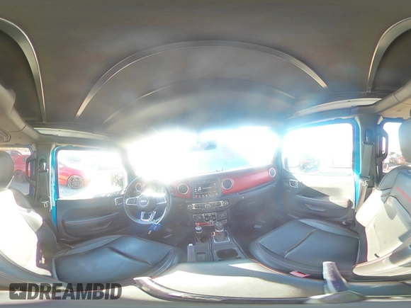 2022 Jeep Wrangler Unlimited Rubicon with VIN 1C4HJXFG5NW217688, listed as a Copart auction lot 81182824 with 63,102 mi miles and Salvage title. Bid and sale history available at DreamBid. Image 14.