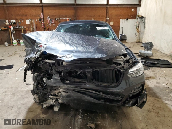 2021 BMW X4 M40i with VIN 5UX2V5C05M9H10615, listed as a Copart auction lot 71689363 with 0 mi miles. Bid and sale history available at carsss.com. Image 5.