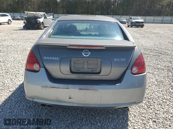 2007 Nissan Maxima 3.5 SE with VIN 1N4BA41E67C850866, listed as a Copart auction lot 50732145 with 0 mi miles and Salvage Title. Bid and sale history available at carsss.com. Image 6.