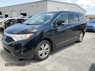 2013 Nissan Quest LE with VIN JN8AE2KP5D9065556, listed as a Copart auction lot 62130425 with 174,438 mi miles and Salvage title. Bid and sale history available at DreamBid. Image 1.