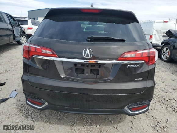 2017 Acura RDX w/Technology Pkg with VIN 5J8TB4H55HL012607, listed as a Copart auction lot 51821615 with 100,780 mi miles and Salvage Title. Bid and sale history available at carsss.com. Image 6.