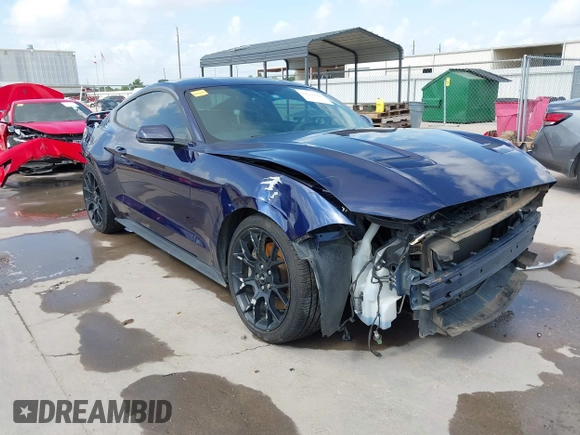 2018 Ford Mustang EcoBoost z VIN 1FA6P8TH0J5104312, wystawiony jako IAAI lot #42532806 z przebiegiem 87 564 mil mil oraz . Historia ofert i sprzedaży dostępna na DreamBid. Obrazek 1.