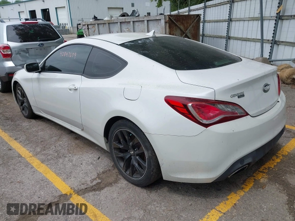 2013 Hyundai Genesis Coupe 2.0T with VIN KMHHT6KD2DU099816, listed as a IAAI auction lot 42847607 with 79,485 mi miles and . Bid and sale history available at DreamBid. Image 3.