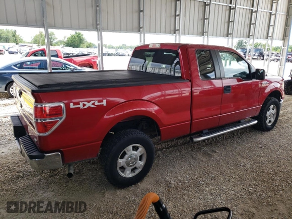 2010 Ford F-150 XL with VIN 1FTFX1EV4AKE15909, listed as a Copart auction lot 58553515 with 126,257 mi miles and Salvage title. Bid and sale history available at DreamBid. Image 3.