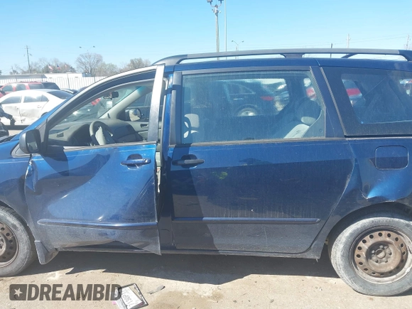 2005 Toyota Sienna CE with VIN 5TDZA23C55S304290, listed as a IAAI auction lot 41740358 with 150,535 mi miles and . Bid and sale history available at DreamBid. Image 14.