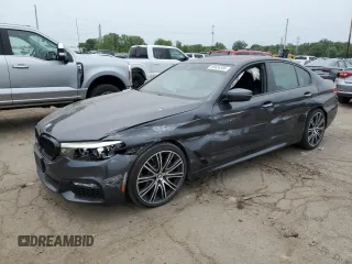 2018 BMW 5 Series 540i with VIN WBAJE5C5XJWA95322, listed as a Copart auction lot 60434385 with 73,073 mi miles and Salvage title. Bid and sale history available at DreamBid. Image 1.