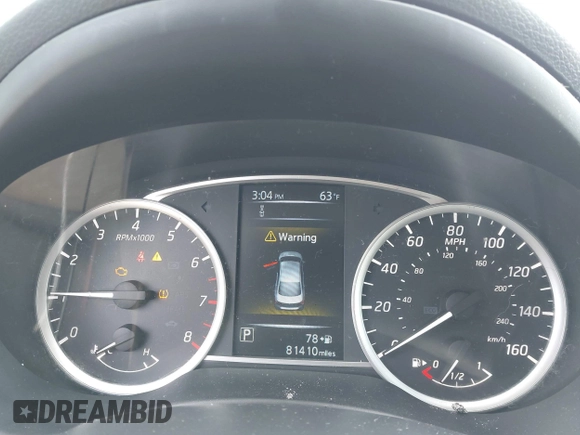2018 Nissan Sentra SV with VIN 3N1AB7AP1JL634668, listed as a IAAI auction lot 42017714 with 81,410 mi miles. Bid and sale history available at carsss.com. Image 7.