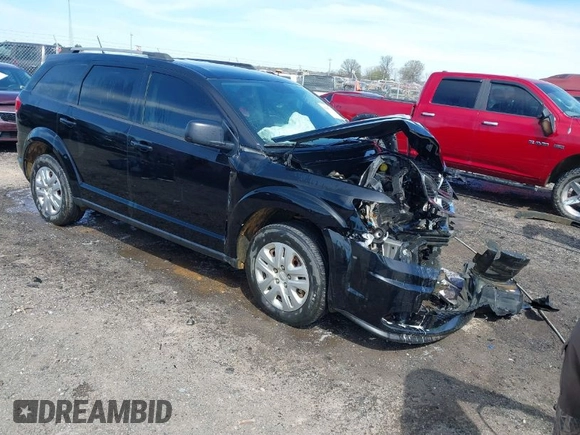 2017 Dodge Journey SE z VIN 3C4PDCAB2HT698940, wystawiony jako IAAI lot #41843176 z przebiegiem 141 499 mil mil oraz . Historia ofert i sprzedaży dostępna na DreamBid. Obrazek 1.