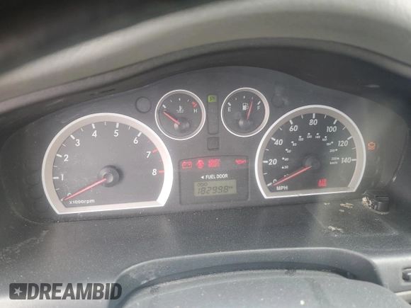 2006 Hyundai Santa Fe GLS with VIN KM8SC13D66U071740, listed as a Copart auction lot 56799315 with 182,998 mi miles and Salvage title. Bid and sale history available at DreamBid. Image 9.
