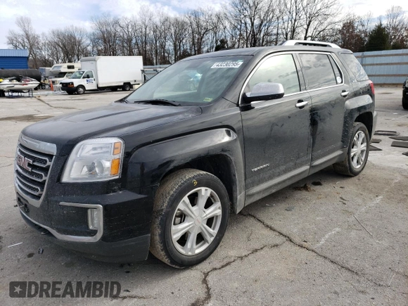 2017 GMC Terrain SLT z VIN 2GKFLPE33H6206109, wystawiony jako Copart lot #43230295 z przebiegiem 40 961 mil mil oraz Szkoda całkowita • Salvage title. Historia ofert i sprzedaży dostępna na DreamBid. Obrazek 1.