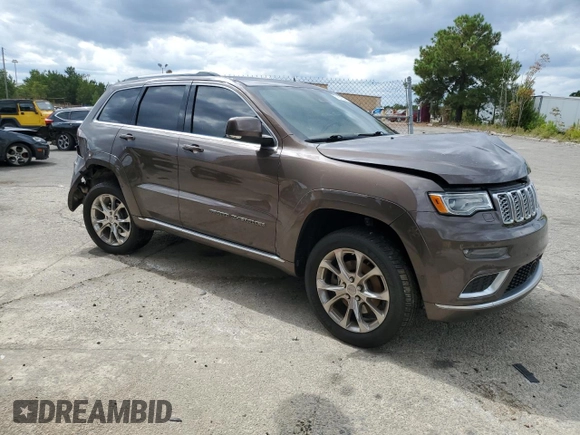 2019 Jeep Grand Cherokee Summit with VIN 1C4RJFJT7KC619521, listed as a Copart auction lot 71671514 with 78,761 mi miles and Salvage Title. Bid and sale history available at carsss.com. Image 4.