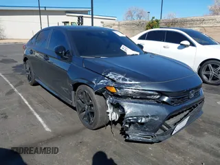 2024 Honda Civic Sport z VIN 2HGFE2F59RH517446, wystawiony jako IAAI lot #41748761 z przebiegiem Nie podano mil oraz . Historia ofert i sprzedaży dostępna na DreamBid. Obrazek 1.
