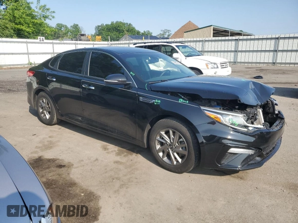 2019 Kia Optima LX with VIN 5XXGT4L35KG343407, listed as a Copart auction lot 59597635 with 71,470 mi miles and Salvage title. Bid and sale history available at DreamBid. Image 4.
