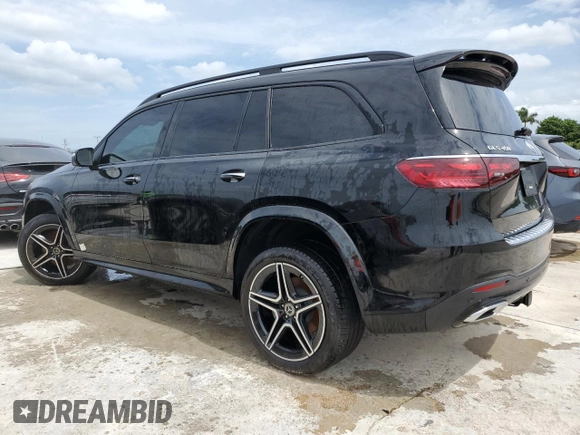 2024 Mercedes-Benz GLS 450 with VIN 4JGFF5KE7RB171680, listed as a Copart auction lot 62103174 with 845 mi miles and Non Repairable. Bid and sale history available at DreamBid. Image 2.