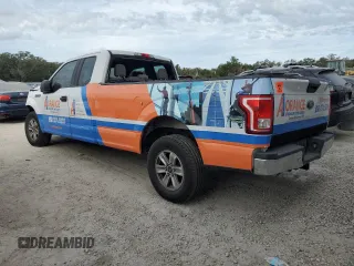 2017 Ford F-150 XL with VIN 1FTEX1CF0HKE54952, listed as a Copart auction lot 41434955 with 181,807 mi miles and Salvage Title. Bid and sale history available at carsss.com. Image 2.