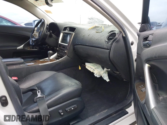 2010 Lexus IS 250 with VIN JTHBF5C23A2096390, listed as a IAAI auction lot 42361037 with 105,435 mi miles and . Bid and sale history available at DreamBid. Image 5.