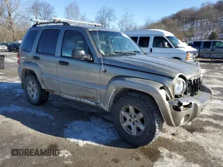 2004 Jeep Liberty Limited with VIN 1J4GL58K14W152214, listed as a Copart auction lot 42617265 with 141,454 mi miles and Salvage Title. Bid and sale history available at carsss.com. Image 4.