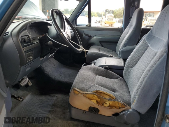 1993 Ford F-150 with VIN 1FTEX14N2PKA32847, listed as a Copart auction lot 72516814 with 199,435 mi miles and Salvage Title. Bid and sale history available at carsss.com. Image 7.