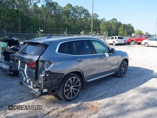 2023 BMW X3 sDrive30i z VIN 5UX43DP00P9S59680, wystawiony jako IAAI lot #42018453 z przebiegiem Nie podano mil oraz . Historia ofert i sprzedaży dostępna na DreamBid. Obrazek 4.