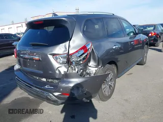 2020 Nissan Pathfinder SL with VIN 5N1DR2CN7LC579593, listed as a IAAI auction lot 41602545 with 62,783 mi miles. Bid and sale history available at carsss.com. Image 4.