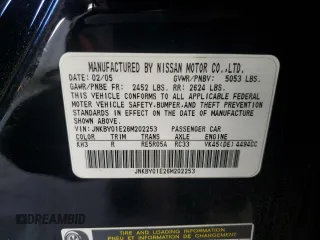 2006 Infiniti M45 with VIN JNKBY01E26M202253, listed as a Copart auction lot 76867724 with 274,438 mi miles and Salvage Title. Bid and sale history available at carsss.com. Image 12.