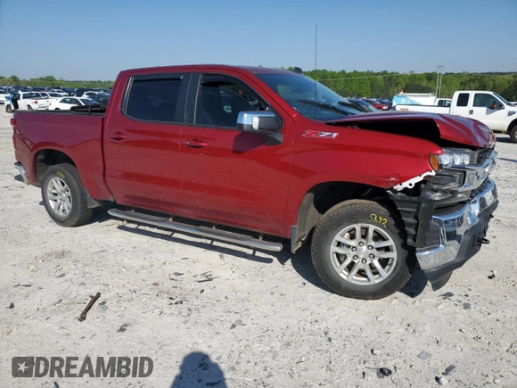 2022 Chevrolet Silverado 1500 LT with VIN 1GCUYDEDXNZ230192, listed as a Copart auction lot 52955185 with 39,586 mi miles and Salvage Title. Bid and sale history available at DreamBid. Image 4.