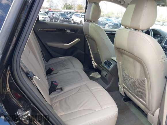 2012 Audi Q5 2.0T Premium Plus with VIN WA1LFAFP1CA009904, listed as a IAAI auction lot 41998009 with 122,955 mi miles. Bid and sale history available at carsss.com. Image 8.