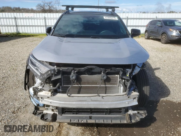 2021 Toyota RAV4 Hybrid XSE with VIN 4T3E6RFV1MU057403, listed as a Copart auction lot 47809415 with 56,570 mi miles and Salvage Title. Bid and sale history available at carsss.com. Image 5.