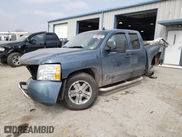 2009 Chevrolet Silverado 1500 LT with VIN 1GCEK29J49Z264872, listed as a Copart auction lot 48984005 with 136,562 mi miles and Salvage Title. Bid and sale history available at carsss.com. Image 1.