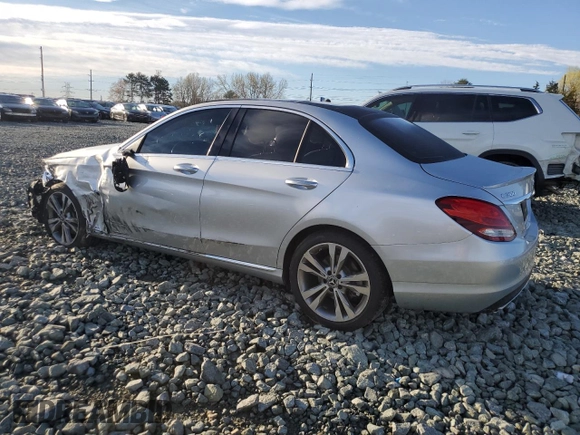 2017 Mercedes-Benz C 300 with VIN 55SWF4KB0HU224671, listed as a Copart auction lot 50299005 with 70,838 mi miles and Salvage Title. Bid and sale history available at carsss.com. Image 2.