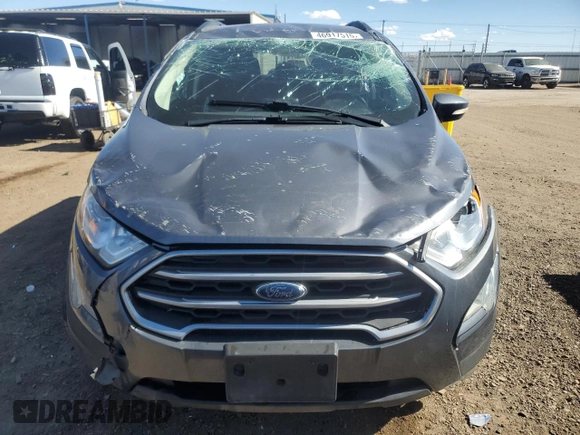 2020 Ford EcoSport SE z VIN MAJ3S2GEXLC355478, wystawiony jako Copart lot #46917515 z przebiegiem 65 689 mil mil oraz Szkody całkowita. Historia ofert i sprzedaży dostępna na DreamBid. Obrazek 5.