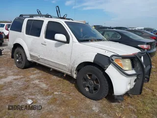 2007 Nissan Pathfinder SE with VIN 5N1AR18W47C609122, listed as a IAAI auction lot 40535039 with 1 mi miles. Bid and sale history available at carsss.com. Image 1.