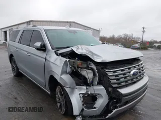 2020 Ford Expedition Max Limited z VIN 1FMJK1KT7LEA04464, wystawiony jako IAAI lot #41485527 z przebiegiem 131 398 mil mil oraz . Historia ofert i sprzedaży dostępna na DreamBid. Obrazek 1.
