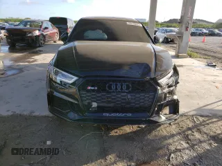 2018 Audi RS 3 z VIN WUABWGFF3J1900899, wystawiony jako Copart lot #38448223 z przebiegiem Nie podano mil oraz . Historia ofert i sprzedaży dostępna na DreamBid. Obrazek 5.