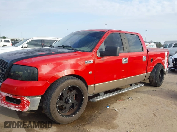 2005 Ford F-150 XLT with VIN 1FTRW12W35KE95996, listed as a IAAI auction lot 41576391 with 279,994 mi miles. Bid and sale history available at carsss.com. Image 6.