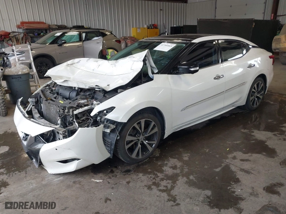 2016 Nissan Maxima 3.5 SL with VIN 1N4AA6APXGC383444, listed as a IAAI auction lot 41766069 with 92,629 mi miles. Bid and sale history available at carsss.com. Image 20.
