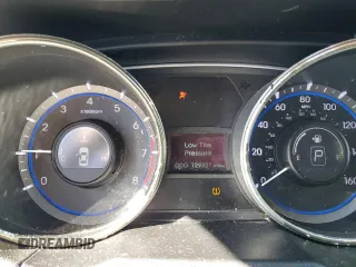 2012 Hyundai Sonata 2.4L Limited PZEV with VIN 5NPEC4AC3CH328307, listed as a Copart auction lot 76809354 with 129,321 mi miles and Salvage Title. Bid and sale history available at carsss.com. Image 9.