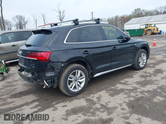 2022 Audi Q5 S line Premium with VIN WA1GAAFY4N2046211, listed as a IAAI auction lot 41934968 with 36,437 mi miles and . Bid and sale history available at DreamBid. Image 4.