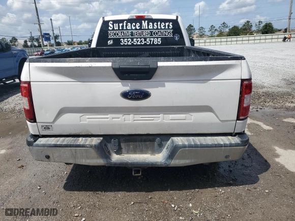 2019 Ford F-150 XL with VIN 1FTMF1CBXKKD95007, listed as a Copart auction lot 51616095 with 156,260 mi miles and Salvage Title. Bid and sale history available at carsss.com. Image 6.