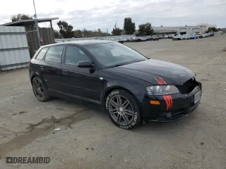 2008 Audi A3 with VIN WAUHF78P18A130657, listed as a Copart auction lot 45312365 with 117,692 mi miles and Salvage Title. Bid and sale history available at carsss.com. Image 4.