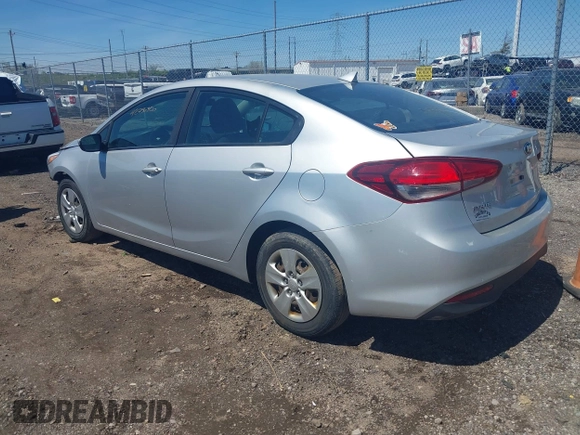 2017 Kia Forte LX with VIN 3KPFK4A74HE025025, listed as a IAAI auction lot 42056326 with 124,293 mi miles and . Bid and sale history available at carsss.com. Image 3.