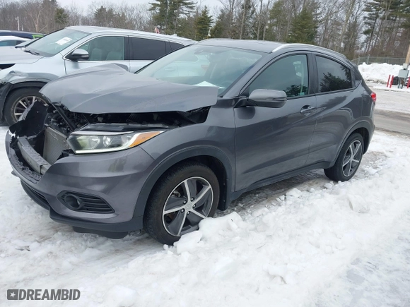 2022 Honda HR-V EX-L with VIN 3CZRU6H75NM712907, listed as a IAAI auction lot 41620051 with NaN miles. Bid and sale history available at carsss.com. Image 18.