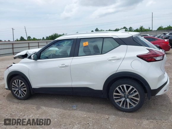 2023 Nissan Kicks SV with VIN 3N1CP5CV3PL569549, listed as a IAAI auction lot 42472905 with Not provided miles and . Bid and sale history available at DreamBid. Image 14.