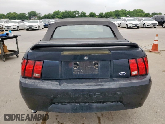 2000 Ford Mustang with VIN 1FAFP444XYF251973, listed as a Copart auction lot 58192815 with 114,531 mi miles and Salvage title. Bid and sale history available at DreamBid. Image 6.