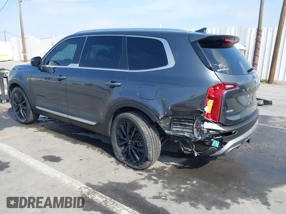 2020 Kia Telluride SX with VIN 5XYP5DHC6LG053984, listed as a IAAI auction lot 42081297 with 95,187 mi miles and . Bid and sale history available at DreamBid. Image 3.