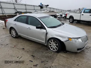 2010 Lincoln MKZ with VIN 3LNHL2GC2AR754598, listed as a Copart auction lot 43327315 with 91,874 mi miles and Salvage title. Bid and sale history available at DreamBid. Image 4.