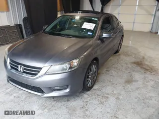 2014 Honda Accord Sedan EX-L with VIN 1HGCR3F88EA013969, listed as a IAAI auction lot 41175252 with 163,584 mi miles. Bid and sale history available at carsss.com. Image 2.