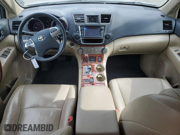 2013 Toyota Highlander Limited with VIN 5TDDK3EHXDS260419, listed as a Copart auction lot 60664025 with 76,962 mi miles and Salvage title. Bid and sale history available at DreamBid. Image 8.